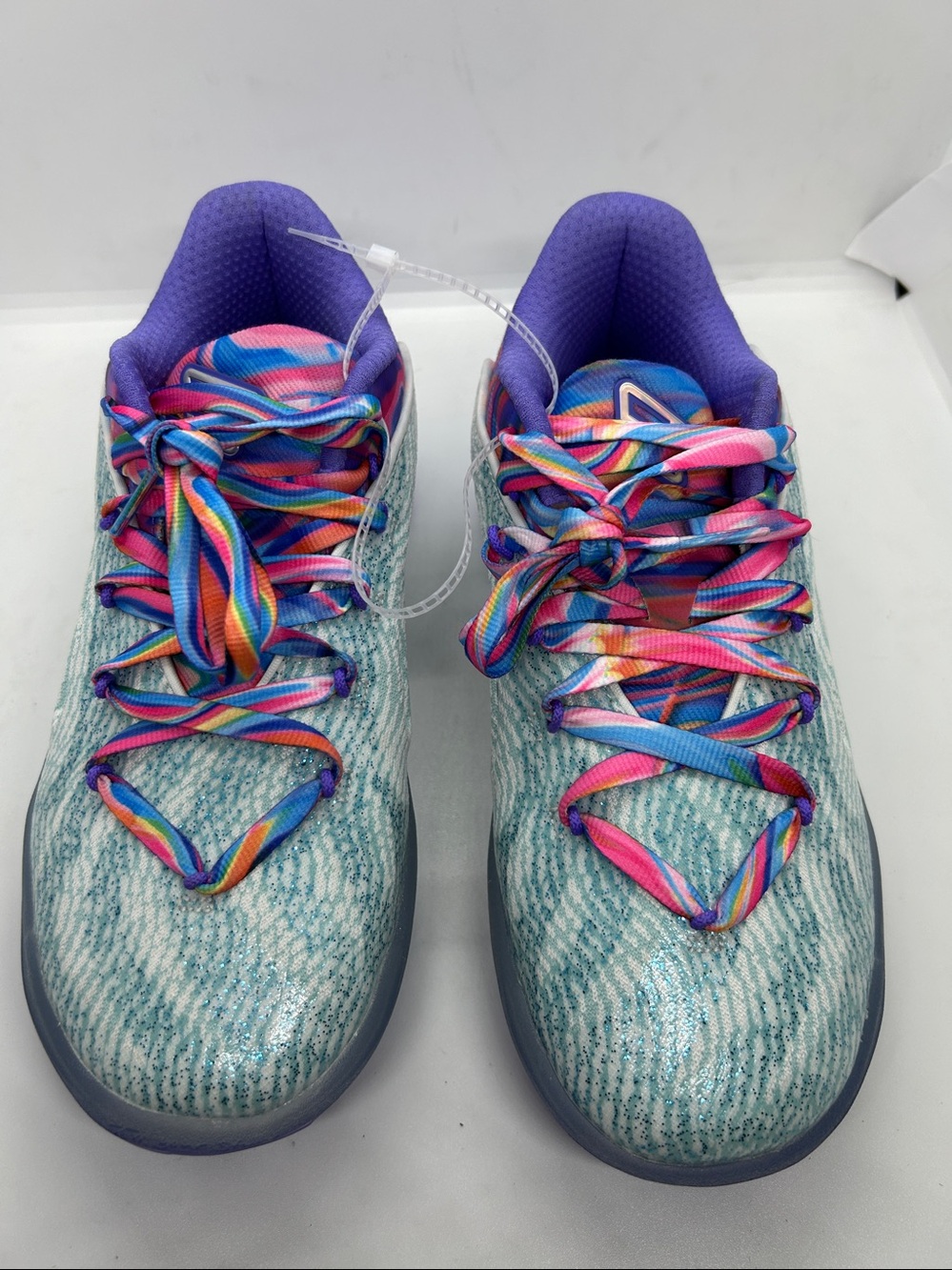 PUMA Stewie 4 Prism Low Top Lace Up Basketball Sneakers  Multicolor 311062-01